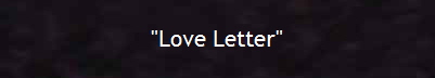 "Love Letter"