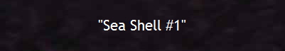 "Sea Shell #1"