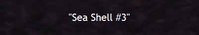 "Sea Shell #3"